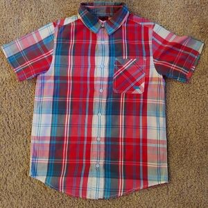 Youth Button Down Short Sleeve Shirt - Tony Hawk